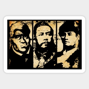 Hawaiian Kingdom King Kamehameha, King Kalakaua, Queen Liliuokalani by Hawaii Nei All Day Magnet